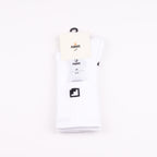 Beyaz pamuklu crew çorap - dikişsiz burun konfor teknolojisi