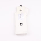 Krem pamuklu crew çorap - dikişsiz burun konfor teknolojisi