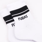 Çift kat örgü beyaz kısa pamuklu çorap - dayanıklı uzun ömürlü