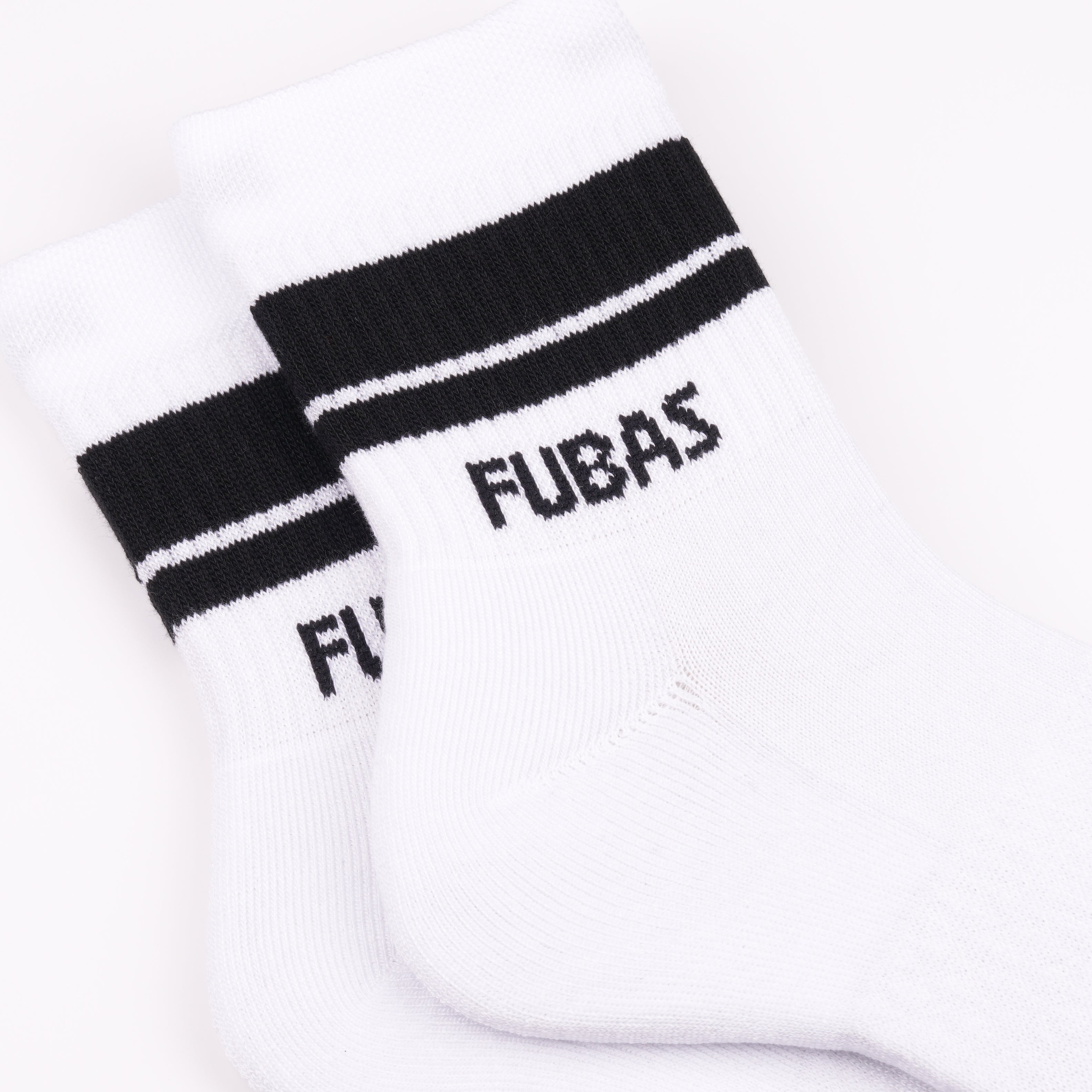 Çift kat örgü beyaz kısa pamuklu çorap - dayanıklı uzun ömürlü