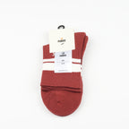 Nefes alır kahverengi quarter spor çorap - ter emici yapı