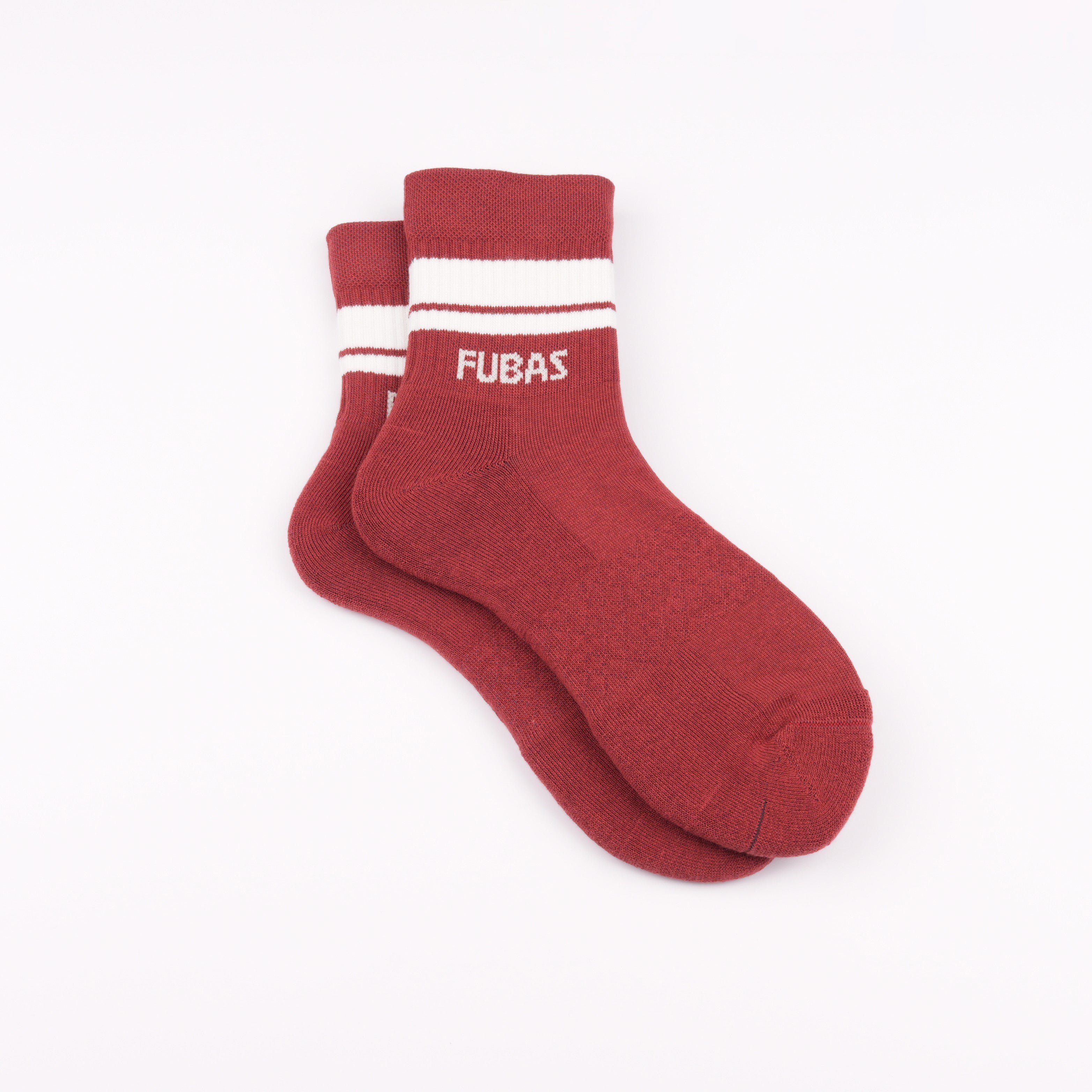 Çift kat örgü kahverengi kısa pamuklu çorap - dayanıklı uzun ömürlü