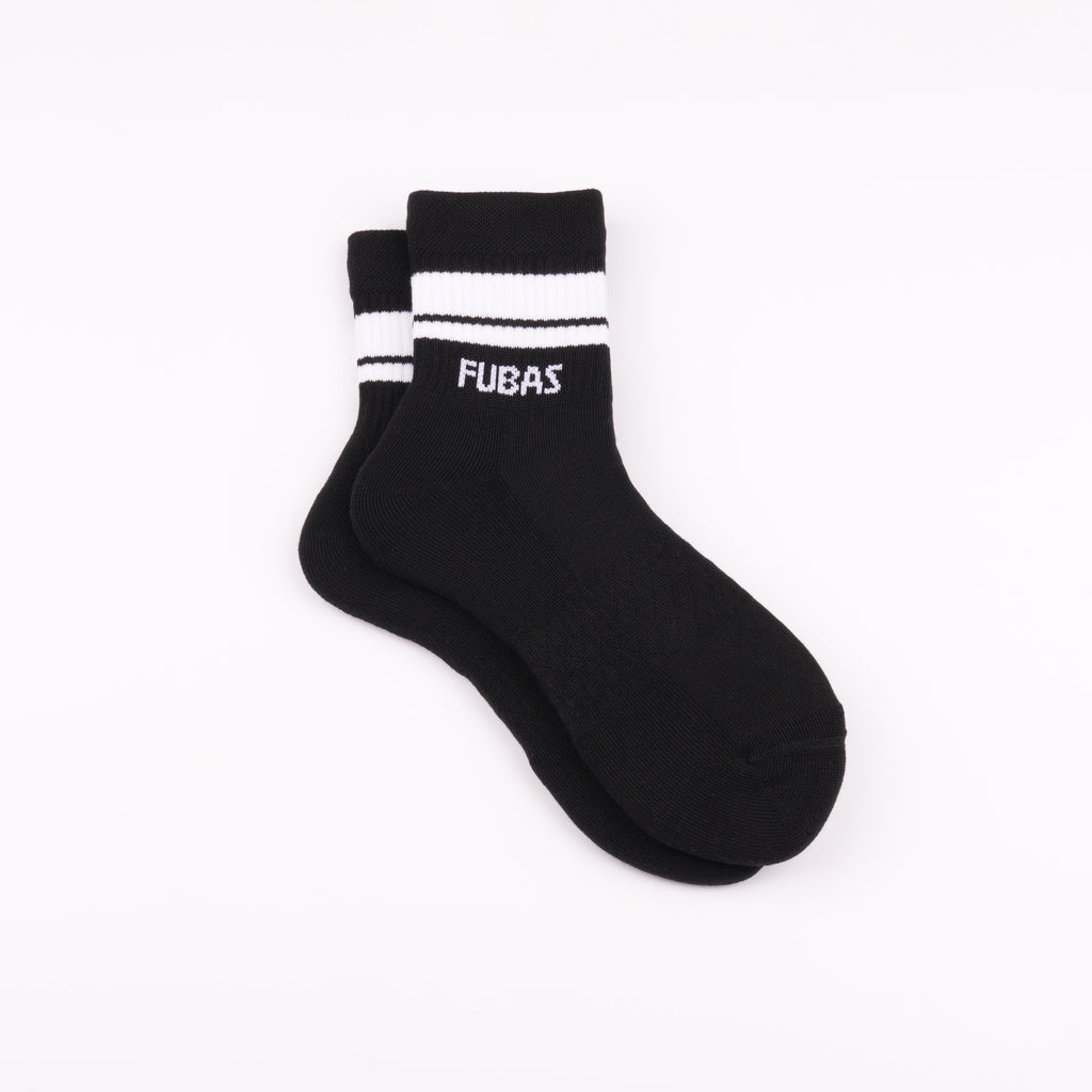 Havlu taban siyah sneaker çorap - darbe emici yastıklama