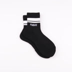 Havlu taban siyah sneaker çorap - darbe emici yastıklama