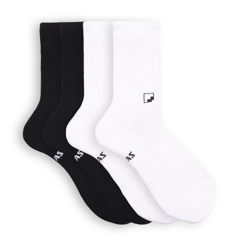 Minimal Logolu Unisex Çorap 4'lü Çorap Seti