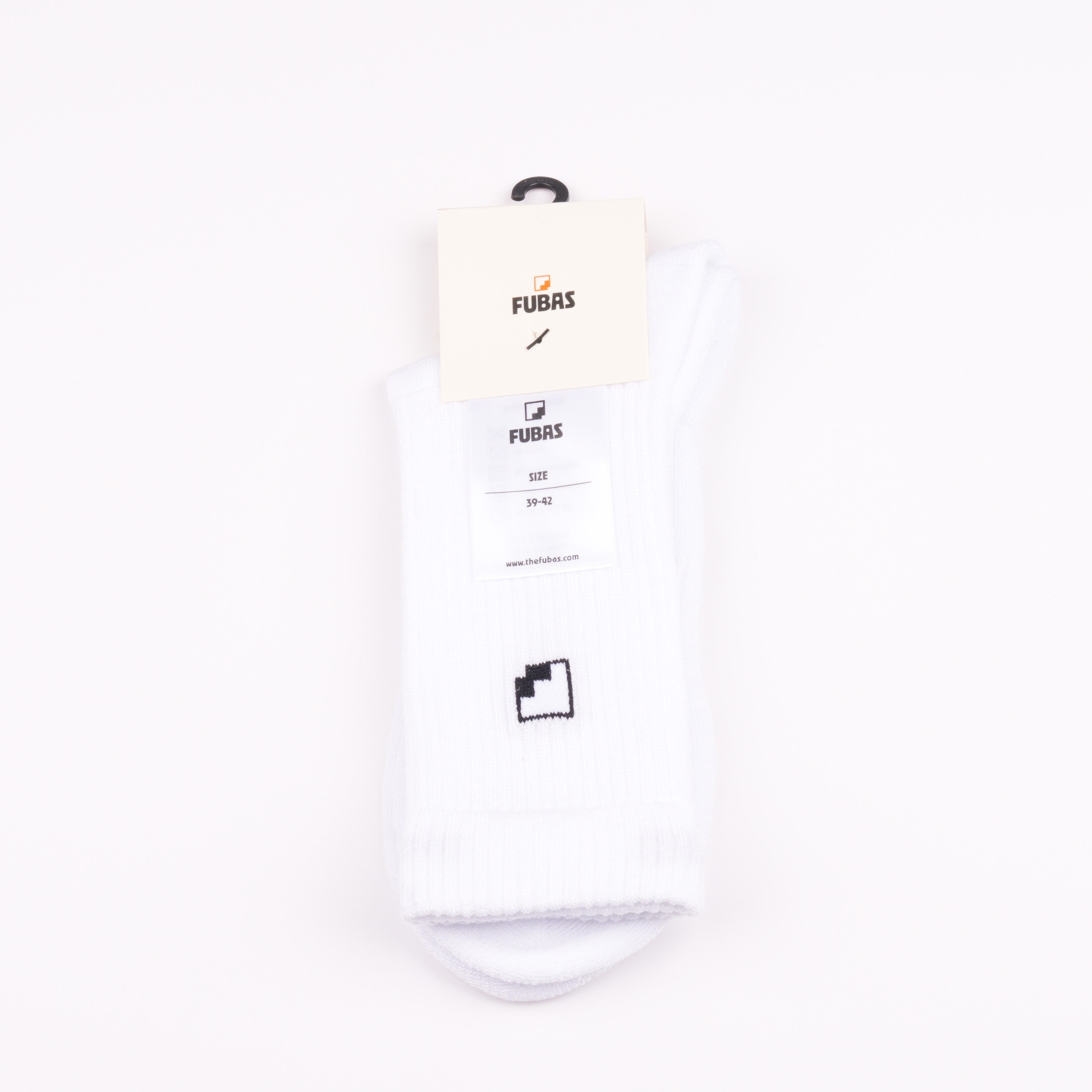 Kaymayan elastik beyaz pamuklu çorap - stabil kullanım