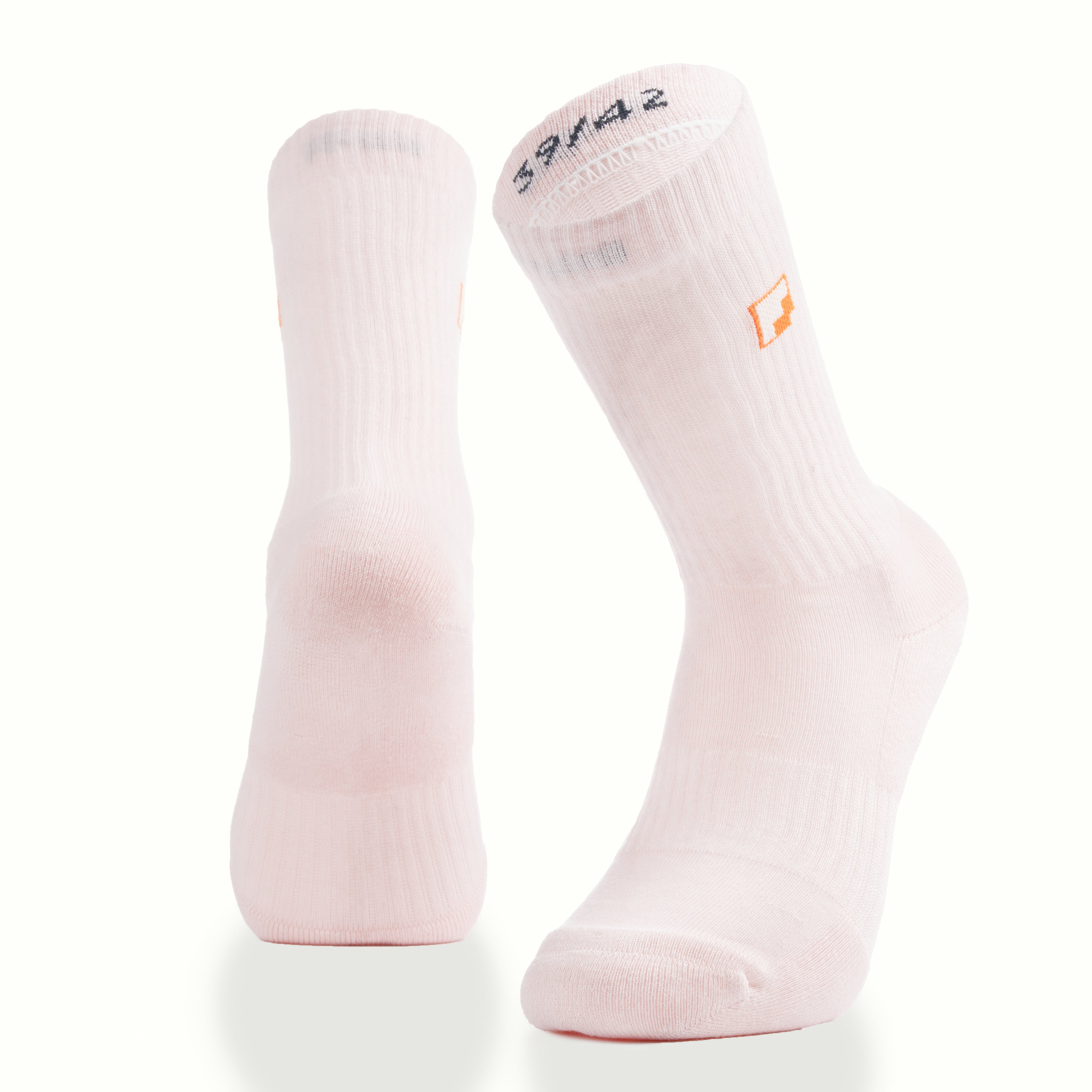 İkonik logo pembe unisex çorap - premium tasarım