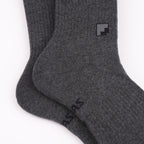 Havlu taban antrasit spor çorap - darbe emici destek