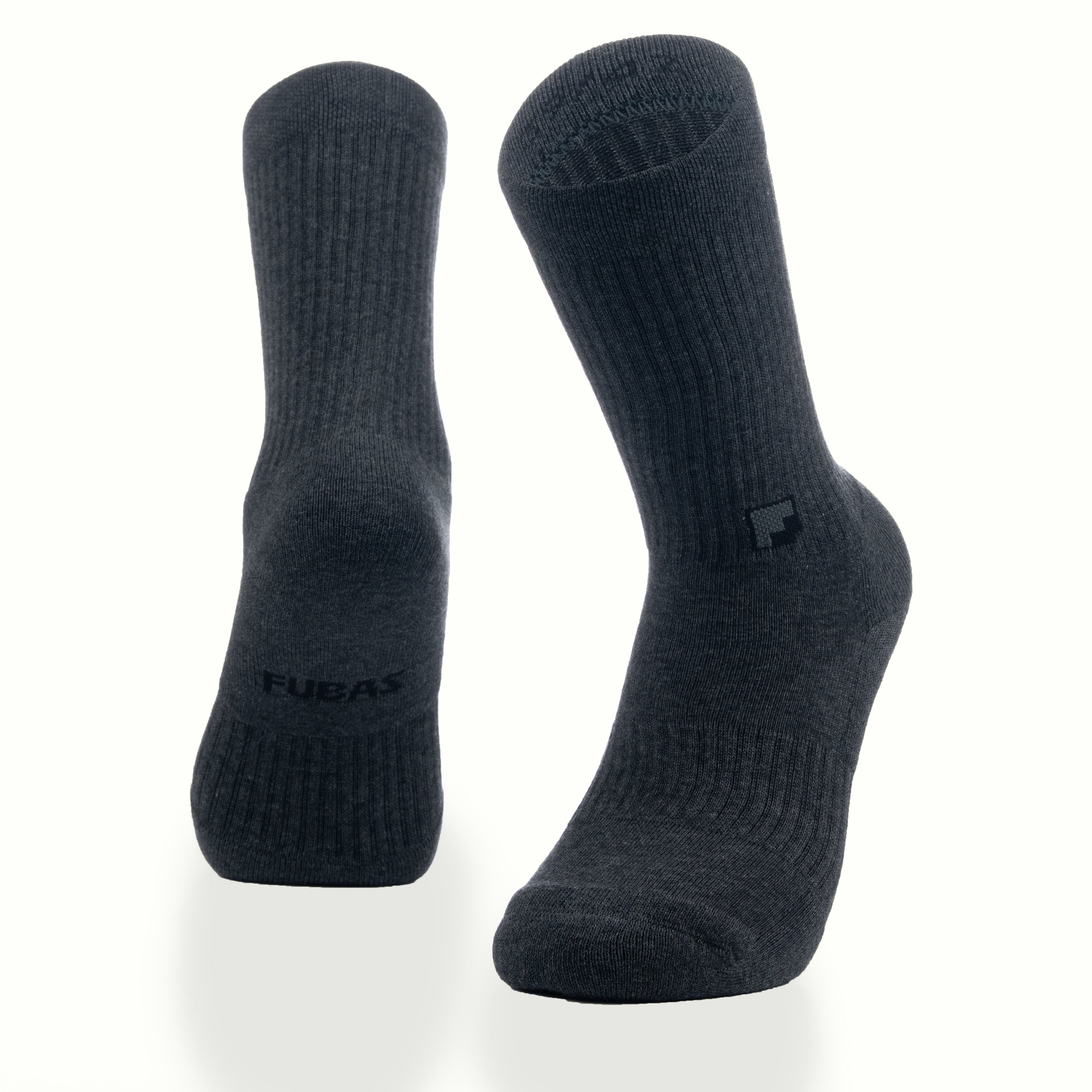 Dikişsiz burun antrasit pamuklu çorap - konfor teknolojisi