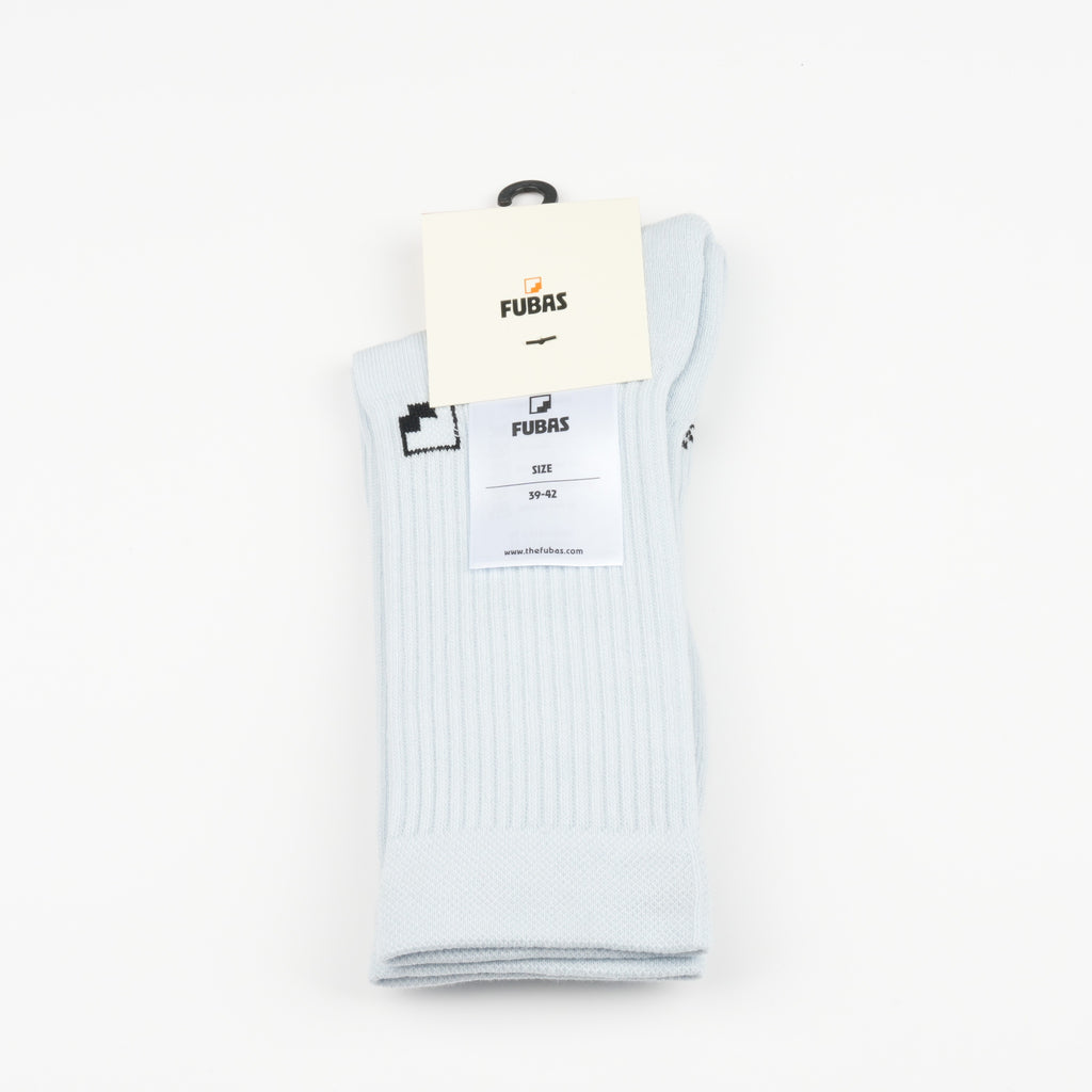 Kaymayan elastik bebek mavisi crew çorap - stabil kullanım