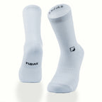 Çift kat örgü bebek mavisi crew çorap - dayanıklı uzun ömürlü