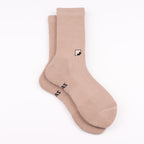 Havlu taban bej spor çorap - darbe emici destek