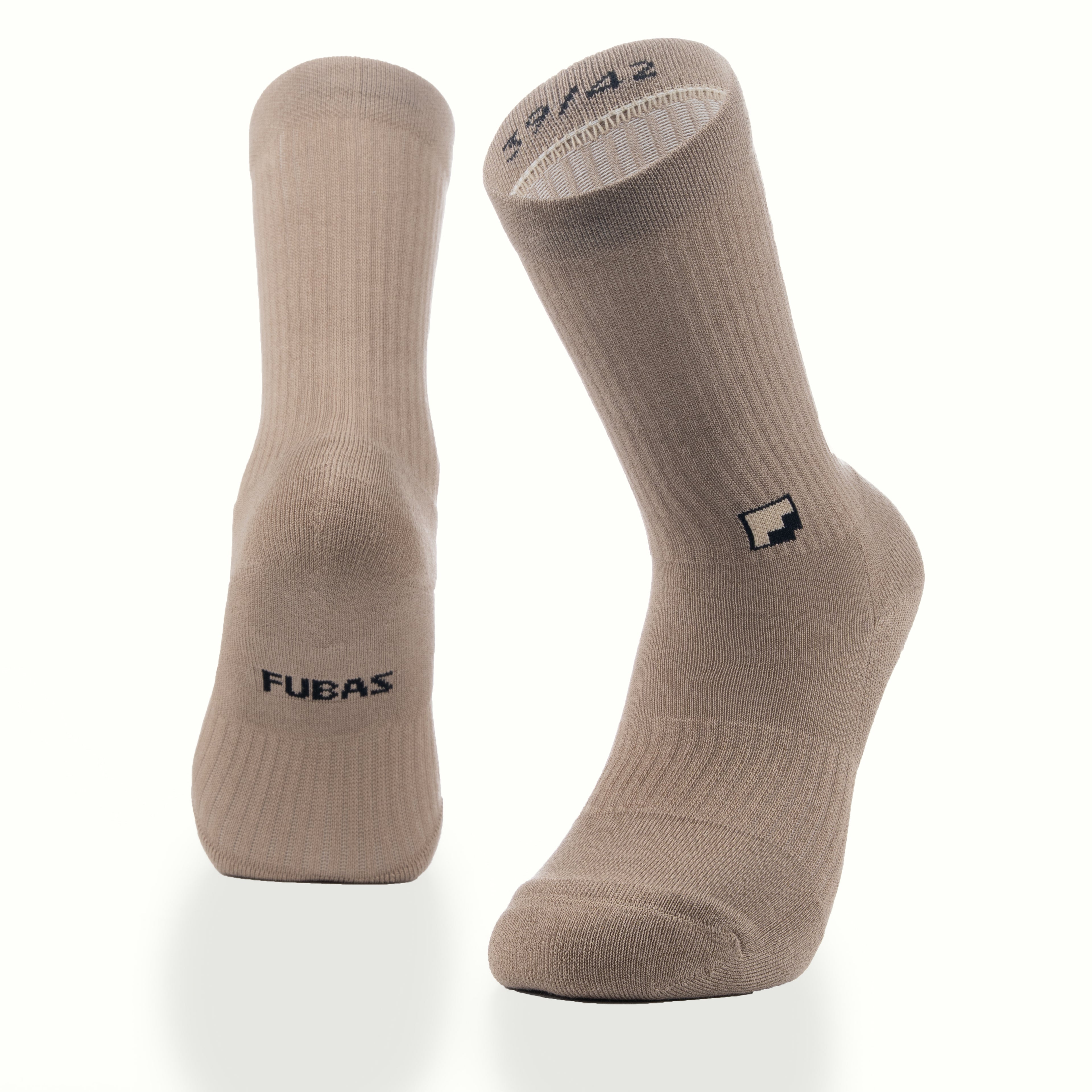 Nefes alır pamuklu bej çorap - ter emici yapı