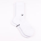 Havlu taban beyaz spor çorap - darbe emici destek