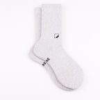 Havlu taban gri melanj spor çorap - darbe emici destek