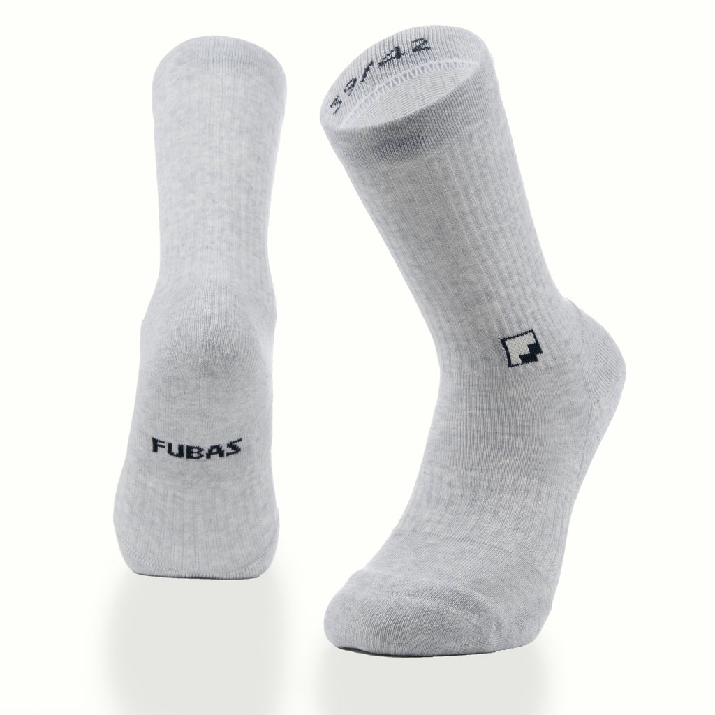 Nefes alır pamuklu gri melanj çorap - ter emici yapı