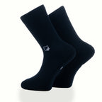 Minimal logo lacivert unisex çorap - premium tasarım