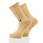 Dikişsiz burun sarı pamuklu çorap - konfor teknolojisi