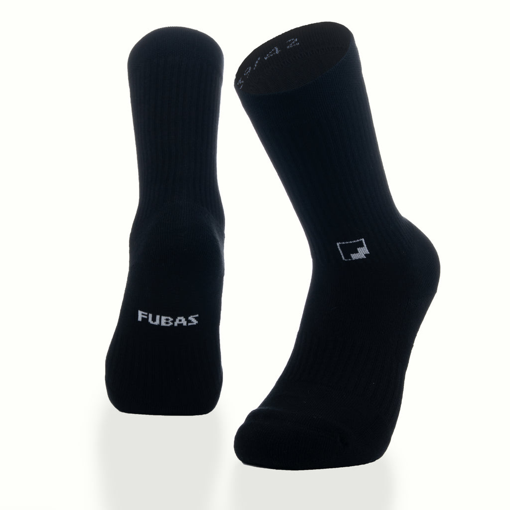 Nefes alır pamuklu siyah çorap - ter emici yapı