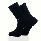 Minimal logo siyah unisex çorap - premium tasarım