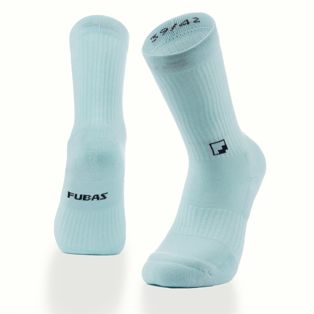 Dikişsiz burun turkuaz pamuklu çorap - konfor teknolojisi